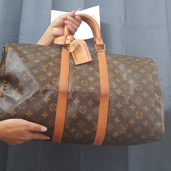 Louis Vuitton Keepall 45 Bandouliere Monogram Travel Duffel Bag - Picture 1 of 13
